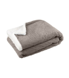 Plaid STOF Ernest taupe 130x150cm