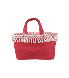 Sac décoration STOF Formentera 30x20x20cm cerise