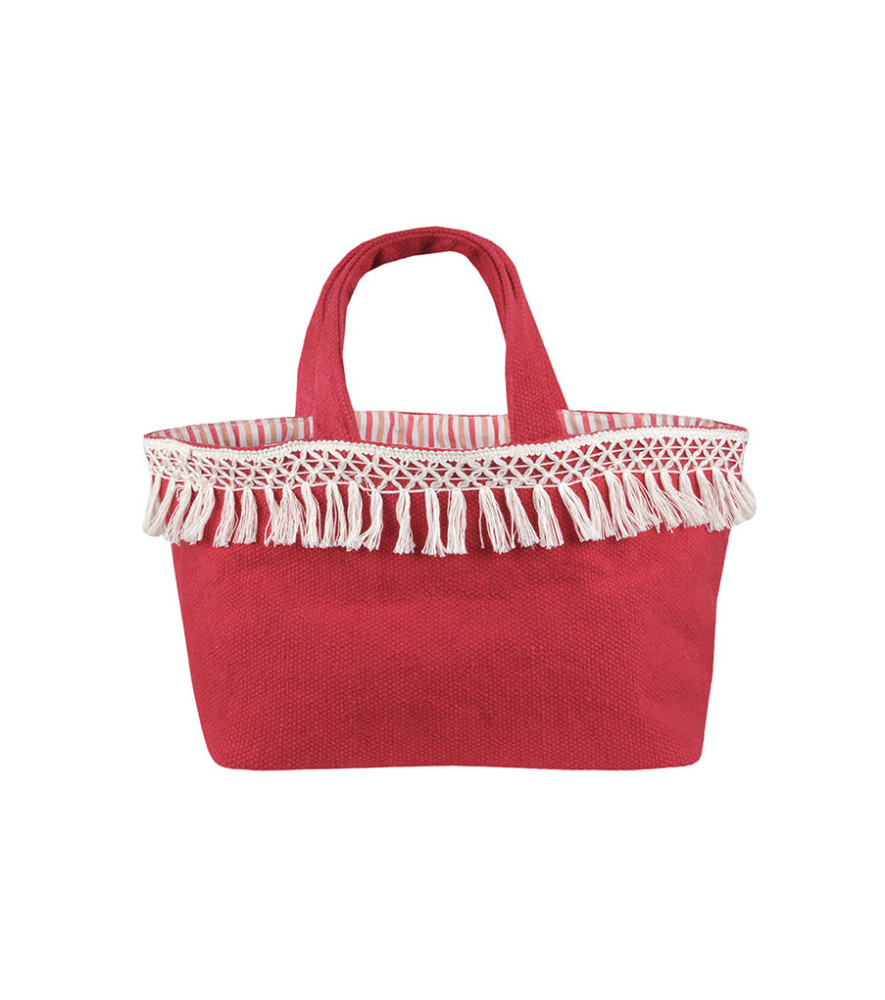 Sac décoration STOF Formentera 30x20x20cm cerise Sac décoration STOF Formentera 30x20x20cm cerise