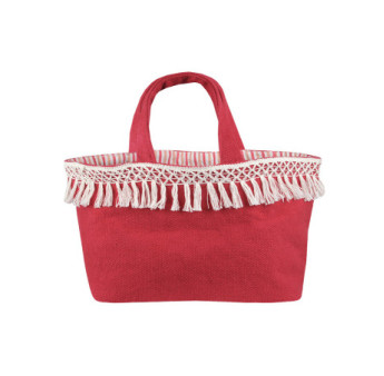 Sac décoration STOF Formentera 30x20x20cm cerise