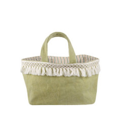 Sac décoration STOF Formentera 30x20x20cm vert