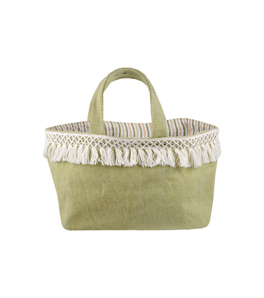 Sac décoration STOF Formentera 30x20x20cm vert Sac décoration STOF Formentera 30x20x20cm vert