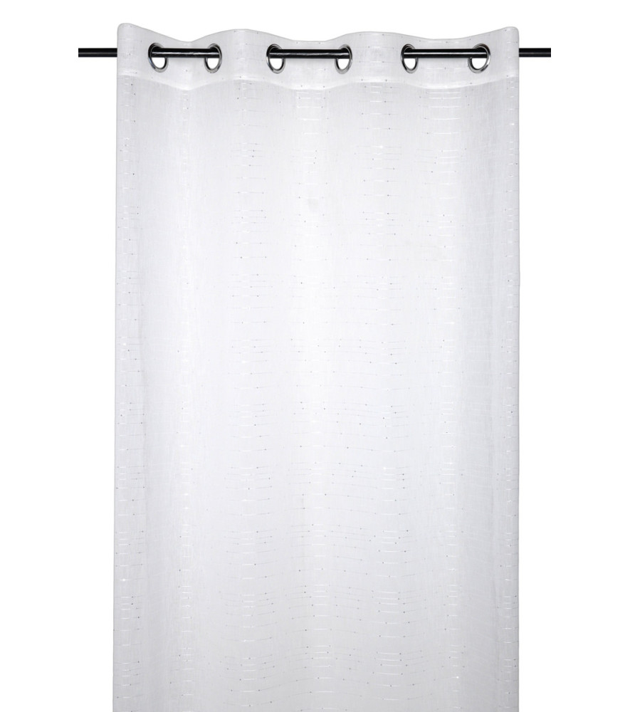 Rideau voilage CELIAN blanc 135x260cm Rideau voilage CELIAN blanc 135x260cm