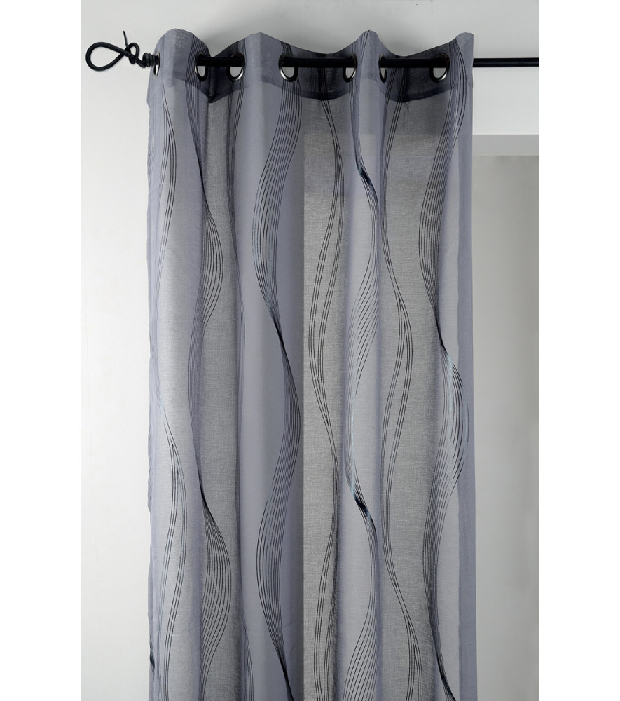 Rideau voilage ESSAOUIRA 135x240cm anthracite Rideau voilage ESSAOUIRA 135x240cm anthracite