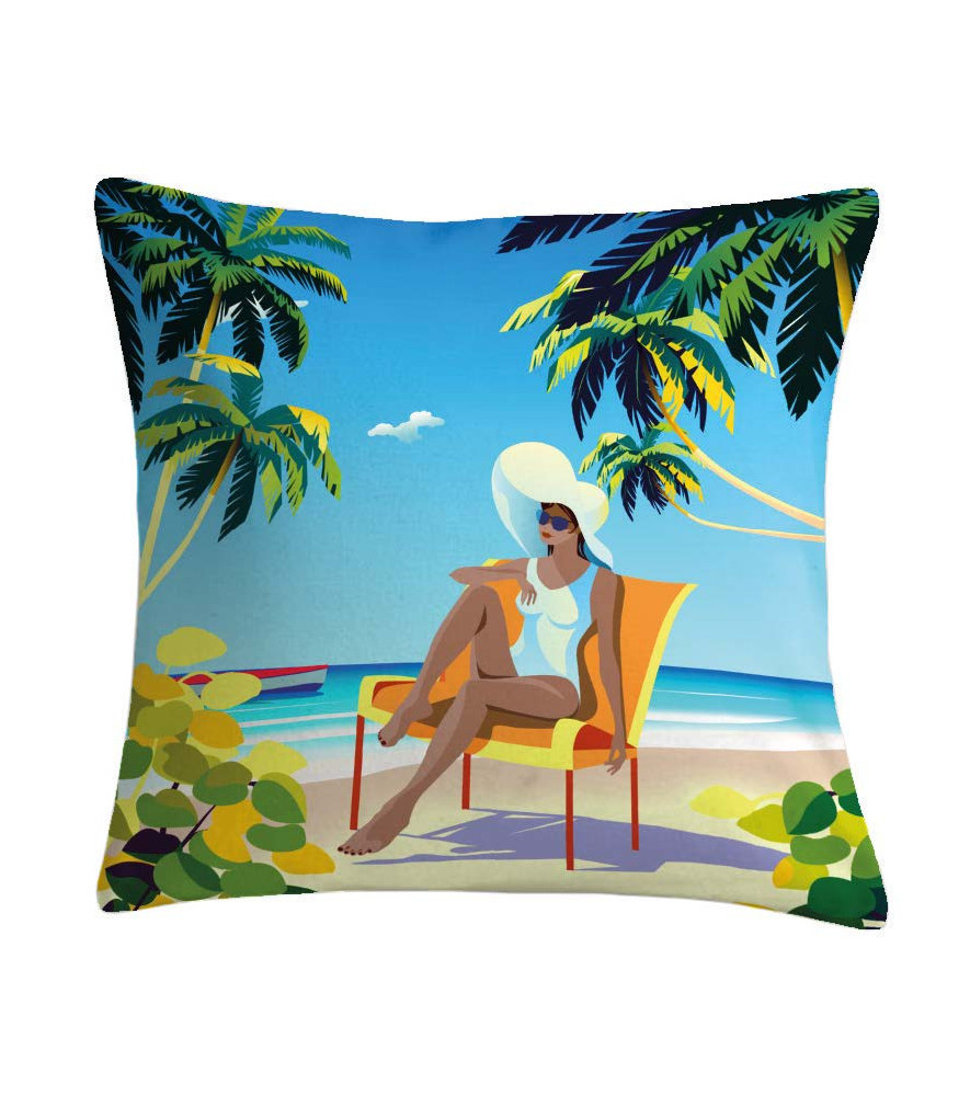 Coussin outdoor STOF OUTREMER 45x45cm Coussin outdoor STOF OUTREMER 45x45cm