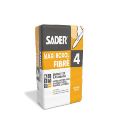 Ragréage SADER Maxi Roxol Fibre P4 sols intérieurs/extérieurs 25kg