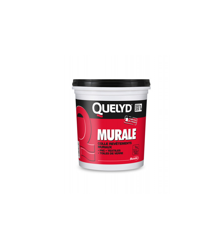Colle revêtement muraux QUELYD PRO murale 1kg Colle revêtement muraux QUELYD PRO murale 1kg