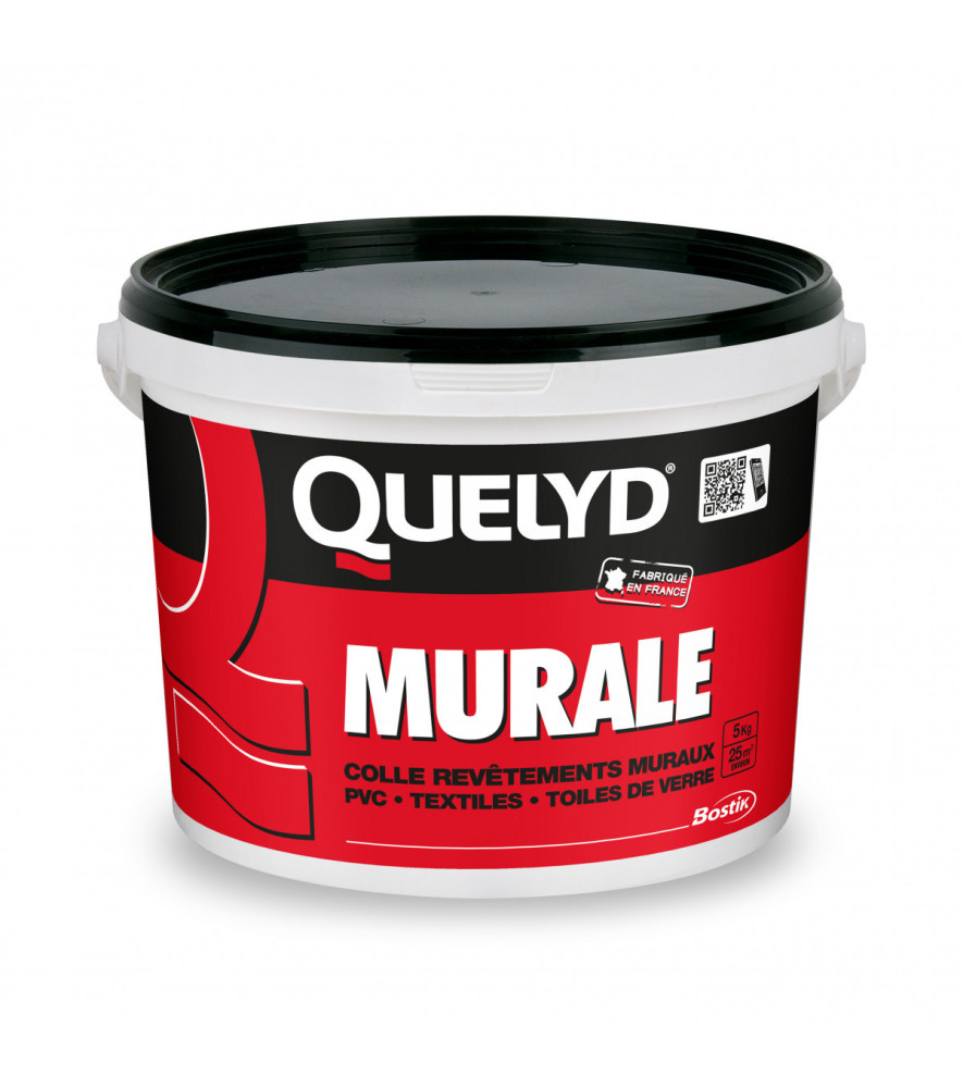 Colle revêtements muraux QUELYD PRO murale 5kg Colle revêtements muraux QUELYD PRO murale 5kg