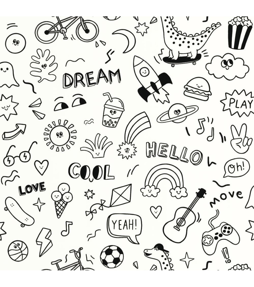 Papier Peint CASELIO Les Minis Mondes MNM105829090 Papier Peint CASELIO Les Minis Mondes MNM105829090