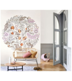 Panoramique CASADECO collection ARTS & CRAFTS ARCR86397687 Mollis Vert Prairie 150x280cm