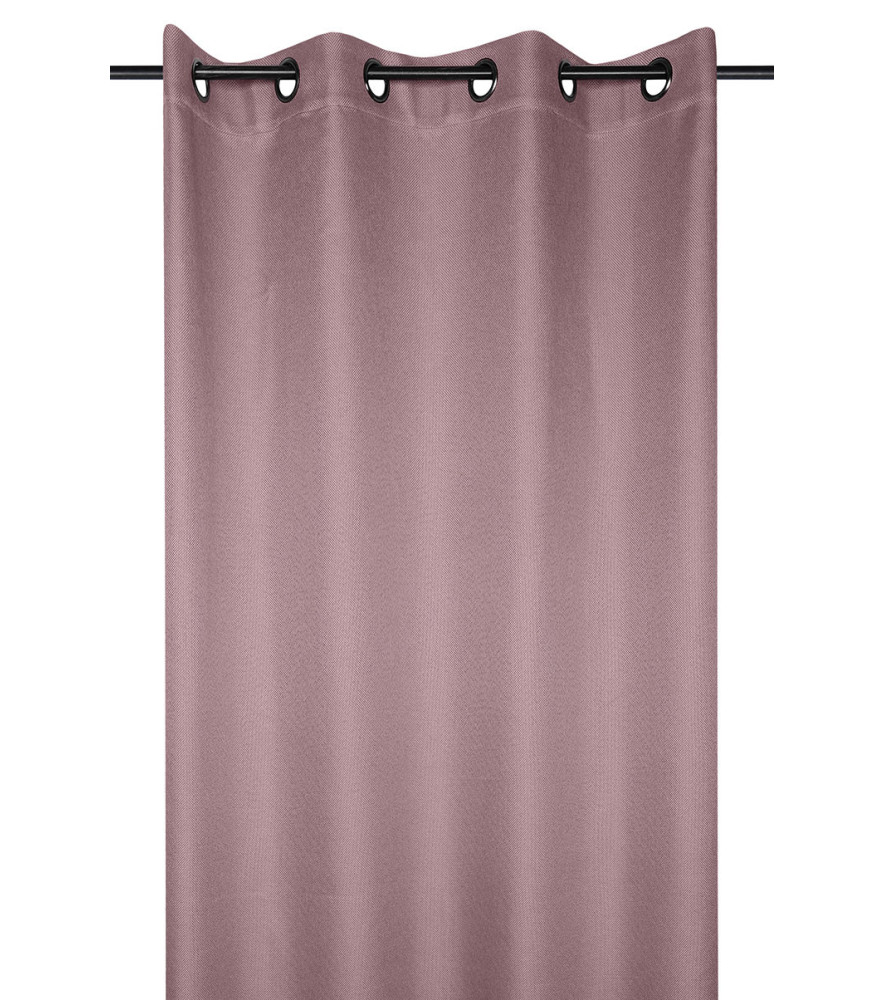 Rideau occultant STOF COPENHAGUE rose 140x260cm