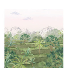 Panoramique CASADECO collection BALI BAL88207204 Riziere Vert Canopée 200x310cm