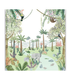 Panoramique Collection ONCE UPON A TIME 2 OUTD200697509 In The Heart Of The Jungle Vert 300x310cm