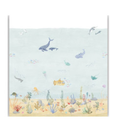 Panoramique Collection ONCE UPON A TIME 2 OUTD200706209 Exploration Under The Sea Bleu 300x310cm