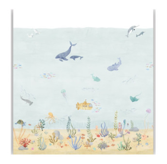 Panoramique Collection ONCE UPON A TIME 2 OUTD200706209 Exploration Under The Sea Bleu 300x310cm
