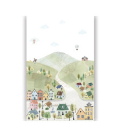 Panoramique Collection ONCE UPON A TIME 2 OUTD200713604 Welcome To The Village Multico 200x310cm