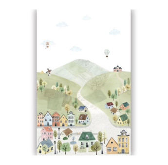 Panoramique Collection ONCE UPON A TIME 2 OUTD200713604 Welcome To The Village Multico 200x310cm
