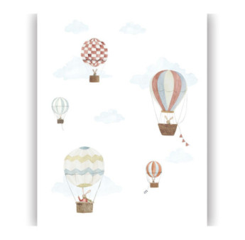 Panoramique Collection ONCE UPON A TIME 2 OUTD200720305 Travel Around The World Blanc 200x250cm