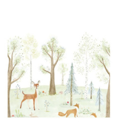 Panoramique Collection ONCE UPON A TIME OUAT88237503 The Enchanted Forest With Doe Vert Foret 200x280cm