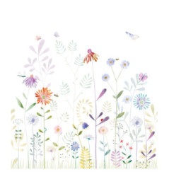 Panoramique Collection ONCE UPON A TIME OUAT88287203 The Garden Small World With Snail Bouquet 200x280cm