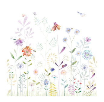 Panoramique Collection ONCE UPON A TIME OUAT88287203 The Garden Small World With Snail Bouquet 200x280cm