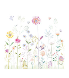 Panoramique Collection ONCE UPON A TIME OUAT88297403 The Garden Small World With Frog Bouquet 200x280cm