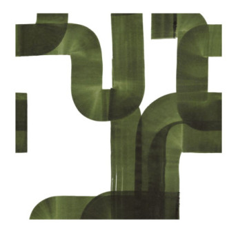 Panoramique Collection WONDERWALLS WDWS88477503 Abstract Vert Kaki 200x280cm