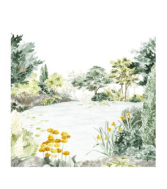 Panoramique Collection WONDERWALLS WDWS89107307 The Lake Spring 300x250cm