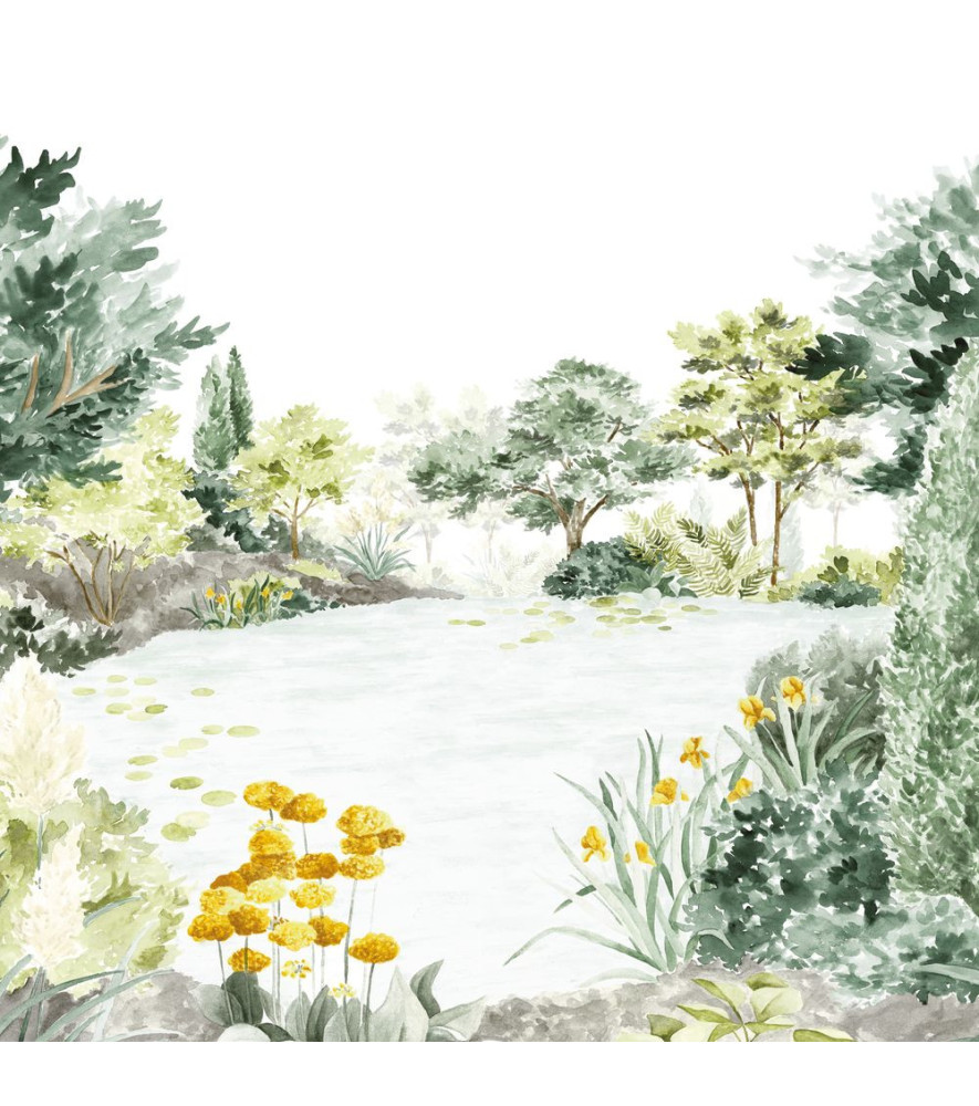 Panoramique Collection WONDERWALLS WDWS89107307 The Lake Spring 300x250cm Panoramique Collection WONDERWALLS WDWS89107307 The Lake Spring 300x250cm