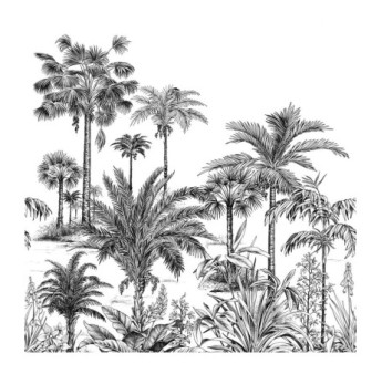 Panoramique Collection WONDERWALLS WDWS89129303 Nicoya Noir Fusain 200x280cm