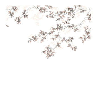 Panoramique Collection WONDERWALLS WDWS89134107 Calming Leaves Rose Nude 300x250cm