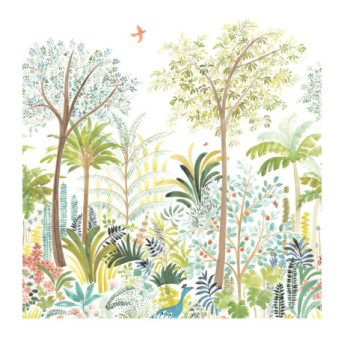 Panoramique Collection WONDERWALLS WDWS89187403 Funky Tropic Emeraude 200x280cm