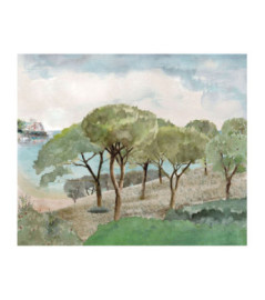 Panoramique Collection WONDERWALLS 2 WDWD200007507 Song Of Crickets Vert Lichen 300x250cm