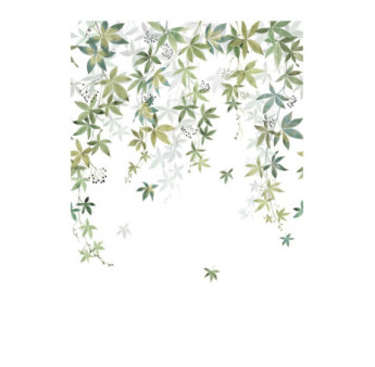 Panoramique Collection WONDERWALLS 2 WDWD200067203 Vigne En Fleur Vert Olive 200x280cm