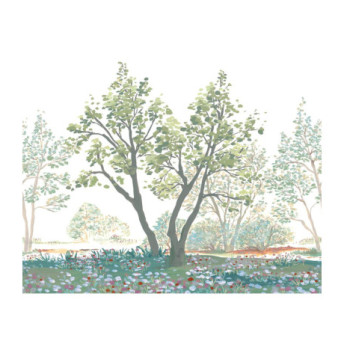 Panoramique Collection WONDERWALLS 2 WDWD200077007 Life Moment Vert Lichen 300x250cm