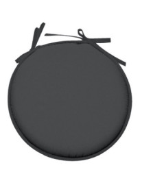 Galette plate NELSON ronde anthracite Ø.40cm