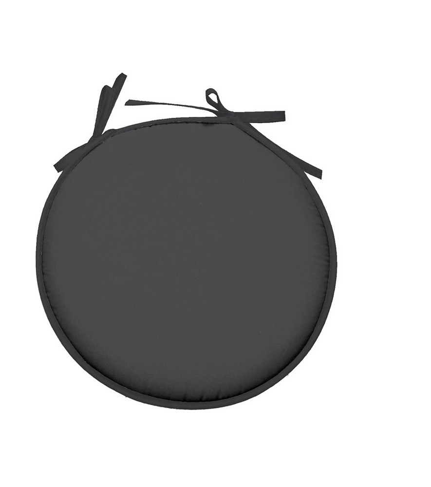 Galette plate NELSON ronde anthracite Ø.40cm Galette plate NELSON ronde anthracite Ø.40cm
