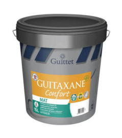 Peinture GUITTET Guitaxane + Confort D2 blanc 15L