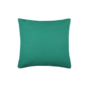 Coussin zip DUO 40x40cm émeraude