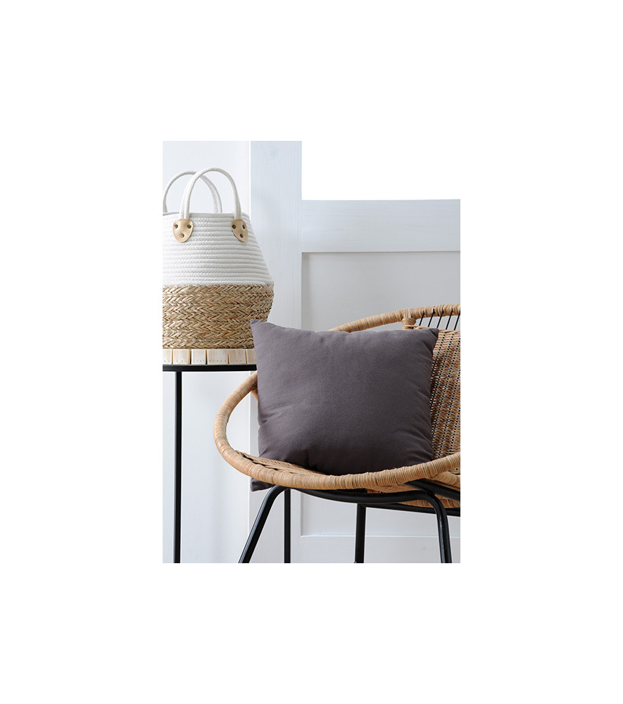Coussin zip DUO 40x40cm gris Coussin zip DUO 40x40cm gris
