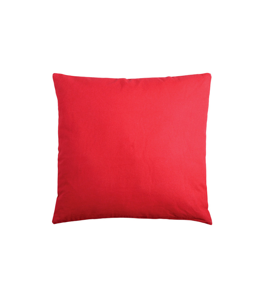 Coussin zip DUO 40x40cm rouge Coussin zip DUO 40x40cm rouge