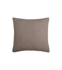Coussin zip DUO 40x40cm taupe