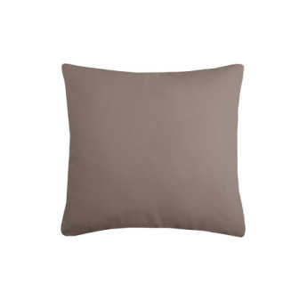 Coussin zip DUO 40x40cm taupe