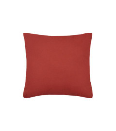 Coussin zip DUO 40x40cm terracotta