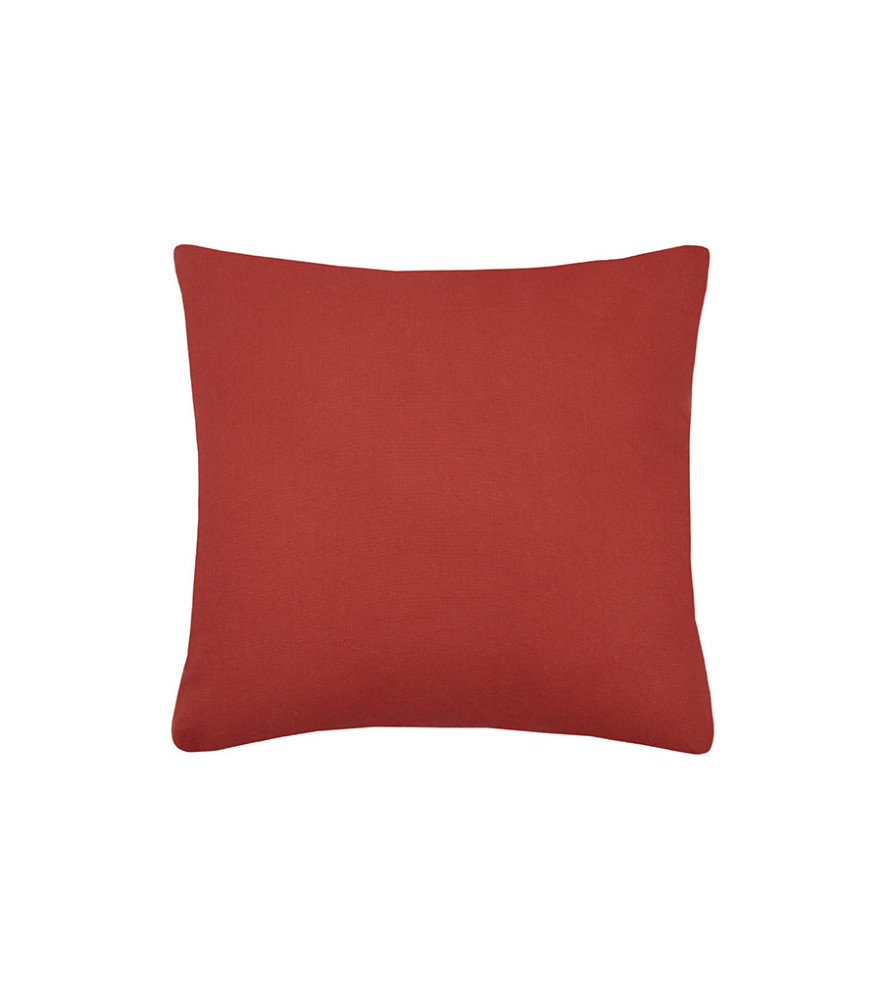 Coussin zip DUO 40x40cm terracotta Coussin zip DUO 40x40cm terracotta