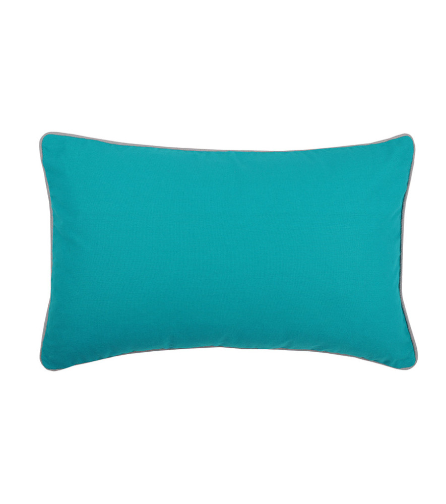Coussin zip DUO 30x50cm céladon/souris Coussin zip DUO 30x50cm céladon/souris