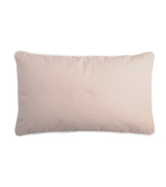 Coussin zip DUO lin/écru 30x50cm
