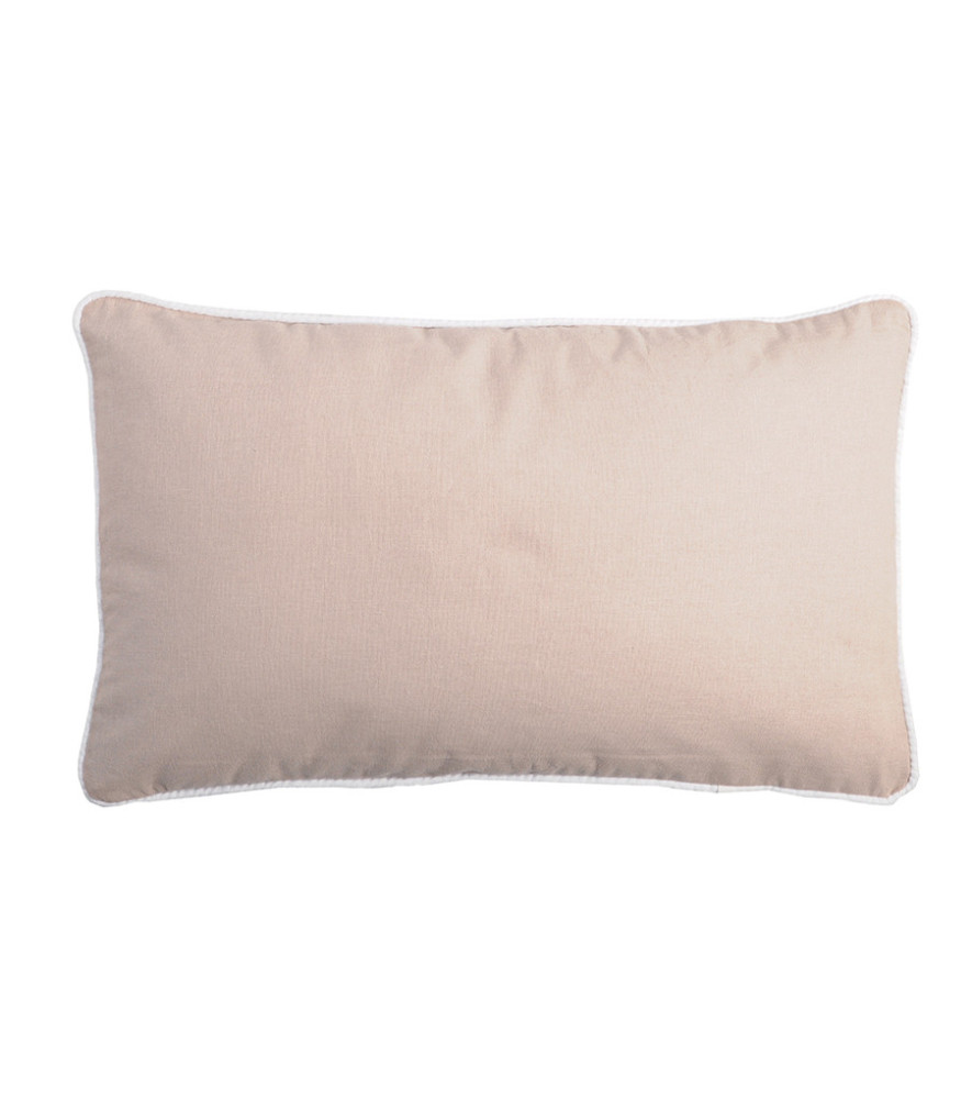 Coussin zip DUO lin/écru 30x50cm Coussin zip DUO lin/écru 30x50cm