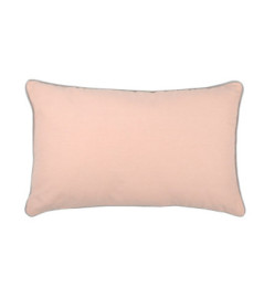 Coussin zip DUO 30x50cm poudre/souris