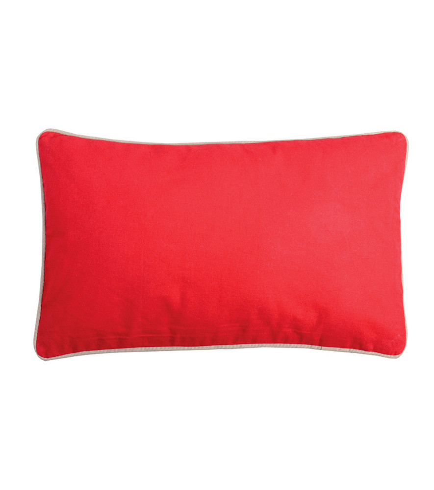Coussin zip DUO 30x50cm rouge Coussin zip DUO 30x50cm rouge